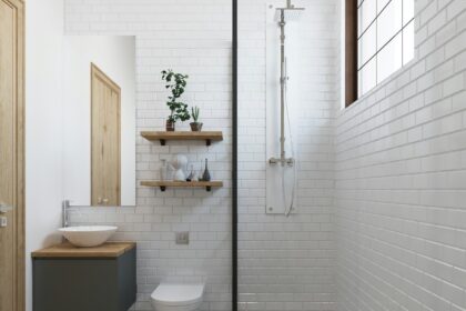 scianka prysznicowa Ścianki prysznicowe - rozwiązania dla małych łazienek